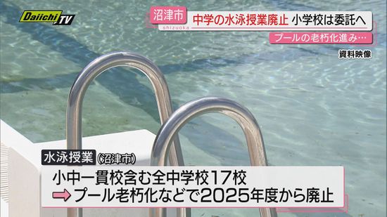 沼津市が2025年度から中学校の水泳授業を廃止を発表（静岡・沼津市）