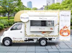 オハヨー乳業  「ブリュレ」初キッチンカー 焼き立てを3日間限定発売