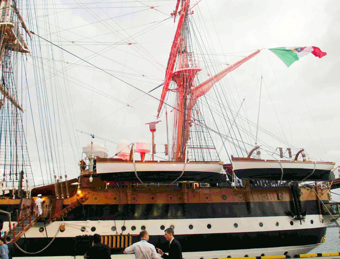 イタリア文化と伝統を世界に 伊海軍の練習艦、東京に初寄港でイベント 大阪万博へ期待感