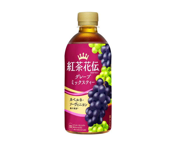 「紅茶花伝」飲用率向上 「クラフティー グレープミックスティー」がブランド内の買い回りを促進