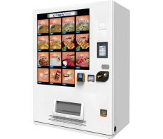 冷凍食品自販機「ど冷えもん」〈下〉 組み換え可能な収納棚で実現 コールドチェーン改革に挑むサンデン・リテールシステム