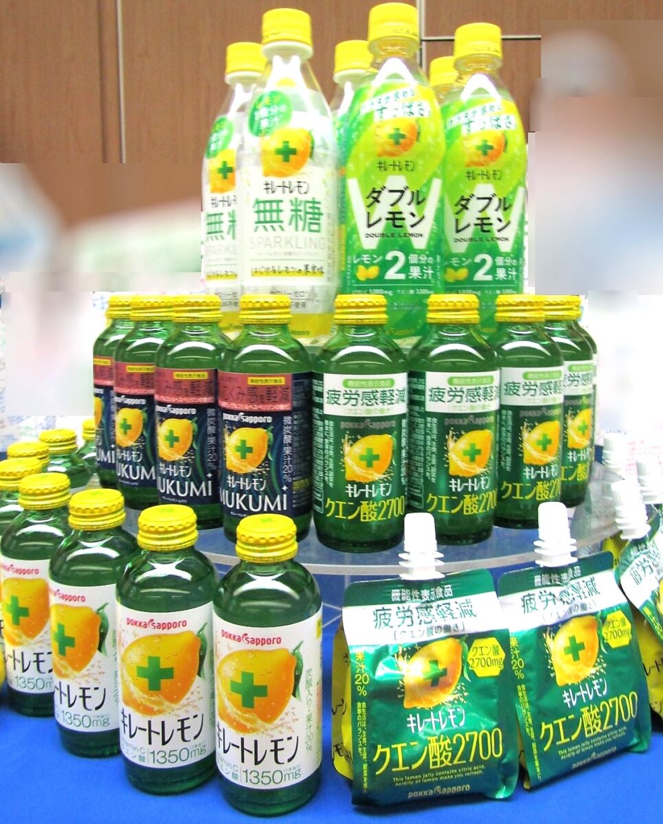 キレートレモン」7年連続過去最高出荷 クエン酸の機能価値の