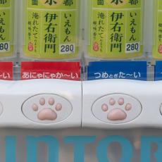 飲料全品22円！　サントリーが2月22日「猫の日」限定で「肉球自販機」設置　ボタンは「プニっと本物のような肉球」