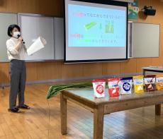 「砂糖はエコな食品」アピール DM三井製糖が小学校で食育授業