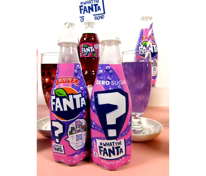 「ファンタ」の「一番ぶっ飛んでいるシリーズ」期間限定発売 日本初上陸のスイーツフレーバーが登場 味当てで話題喚起