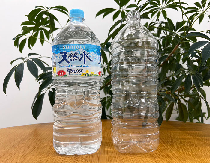 「サントリー天然水」2ℓPETにも植物由来素材 30年までに化石由来原料の新規使用ゼロに