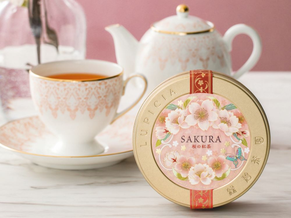 ルピシア、春を代表する人気シリーズ「桜のお茶」発売　円環の桜で縁をつなぐ