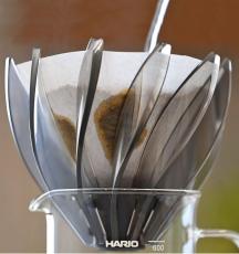「ドリッパーのリブとリブの間の壁は必ず必要か?」の新発想で誕生したHARIOの睡蓮の花のような組立式コーヒードリッパー