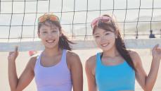 川合俊一会長も期待を寄せるビーチバレー界の超新星、現役女子大生“のあまゆ”ペア。対戦相手として出会った運命的なふたり