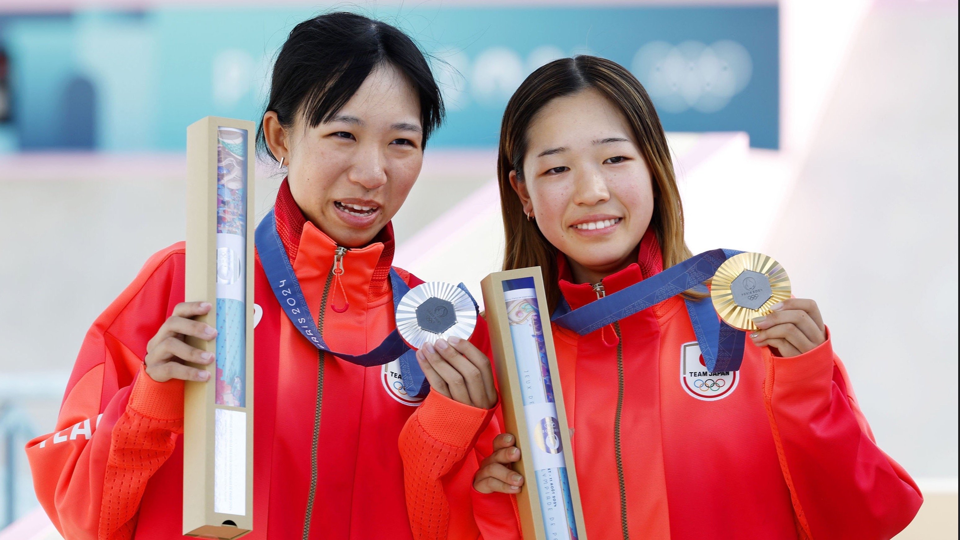 〈パリ五輪スケボー〉「金メダルに恋した14歳」スケートボード女子ストリートで日本の吉沢恋が金、赤間凛音が銀のW受賞…ピースフルな決勝再び「ライバルはいない。なぜなら…」