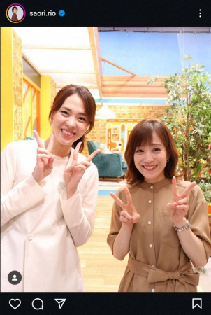 迫田さおりさん　江藤愛アナとの2ショット披露に「素敵な九州コンビ」「女子アナみたいです」「美人2人」