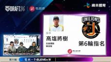 台湾プロ野球　35歳の日本人投手をドラフト指名　右腕・高塩将樹、統一が6位で