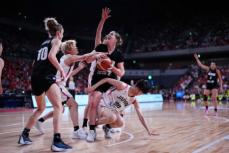 【女子バスケ】日本、大量リードで後半へ　ニュージーランドとパリ五輪前最後の強化試合