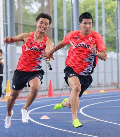 【陸上】男子400メートルリレー　今季チームベストで優勝　五輪へ弾み