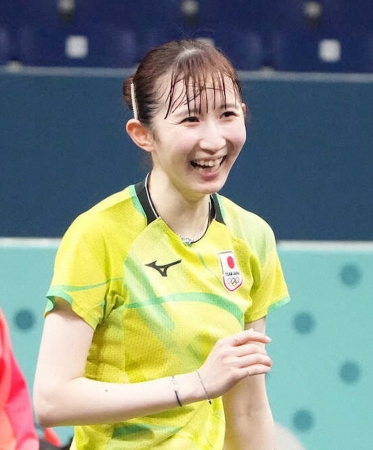 早田ひな「感謝の気持ちを。皆さまに笑顔を」　日本女子エースとして迎えたパリ五輪へ決意新た