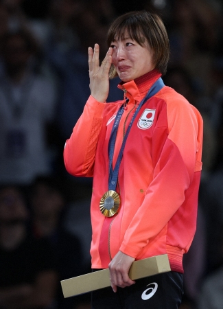 角田夏実が感涙…金メダルの重圧「ずっと目をそらしてきたけど、現実になって良かった」日本パリ1号