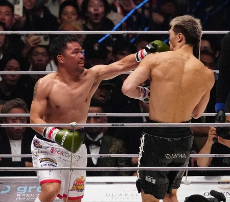 【RIZIN】元世界王者パッキャオ引き分け…ネット「凄すぎ」「想像以上に動けなかった」などの声