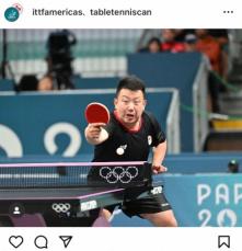 五輪卓球・戸上隼輔と対戦した38歳選手が話題に「カナダの寅さん」「親近感わきました」