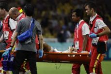【サッカー男子】川崎颯太が誕生日に担架で運ばれる負傷交代　大岩監督「少し腰を打撲したと」