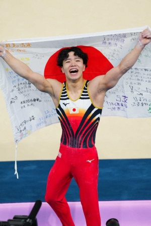 【パリ五輪第6日】体操・岡が金メダル　日本は5日連続金で通算8個　トップからはついに陥落