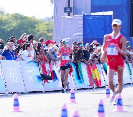 男子20キロ競歩で池田向希が7位　”みちょぱ”はとこ、東京五輪銀に続くメダルならず