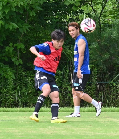 新潟・橋本　J2徳島から加入後初合流　「順位上げることが僕の使命」　