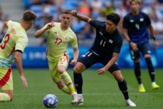 【サッカー男子】日本が前半10分に失点…　金メダル候補スペインとの大一番