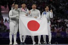 フェンシング　金締め！男子フルーレ団体も大奮闘　日本メダル計5個の大躍進！！