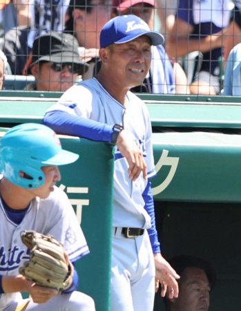 【甲子園】小松大谷・西野監督　甲子園初校歌に笑顔、逆転強攻策は「田西の顔を見たら“やるぞ”という顔」