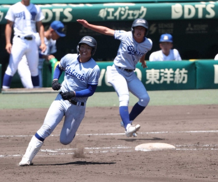 【甲子園】殊勲の逆転2点三塁打、小松大谷・田西「2打席三振…もっとしぶとく打たなければいけないと」