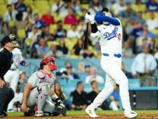 大谷翔平　全5打席凡退で打率2位と5毛差まで接近　退場のロバーツ監督「ひどい誤審」怒り収まらず