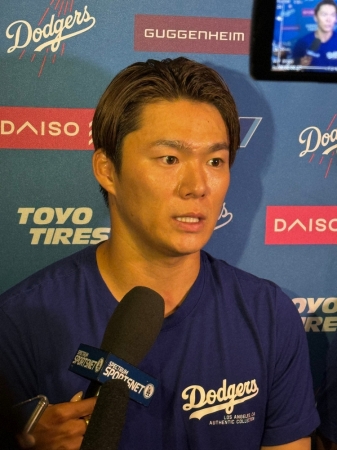 ドジャース山本由伸「9月に投げられる」　6日に2度目ブルペンで150キロ前後マーク！右肩の不安なし