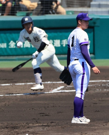 【甲子園】金足農は終盤猛追も初戦敗退“金農旋風”再来ならず　吉田輝星が観戦する前で弟・大輝7回5失点