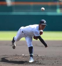 【甲子園】岡山学芸館のエース沖田幸大が8回無失点の好投！1―0の白星発進