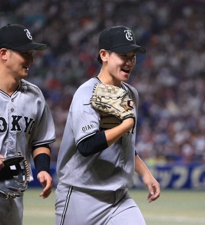 巨人快勝！井上が思い出の地で6回9K零封、5勝目　ヘルナンデスが全2打点　9失点大敗の前夜から一変