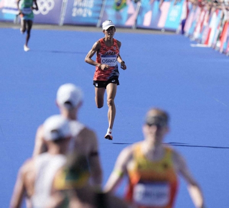 男子マラソンで大迫傑は13位　28キロから後退、6位の東京五輪に続く入賞はならず