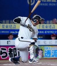 オリックスに暗雲　森が自打球を左膝付近に当てて途中交代　8月は打率・364と絶好調の主砲