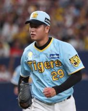 阪神　高橋が1025日ぶり勝利投手の権利つかみ降板　5回無失点　21年10月21日中日戦以来の歓喜へ