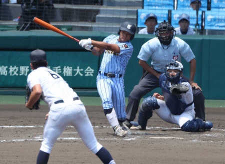 【甲子園】大会第1号は東海大相模・柴田元気　今春から新基準「飛ばない」バット