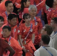 早田ひな　五輪閉会式で感激した相手とは…「最高3人」「なんて可愛らしさだ」とネット歓喜