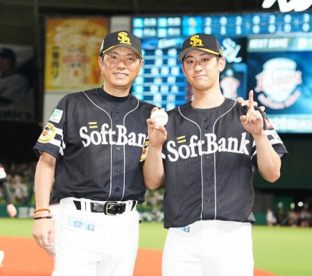 ソフトバンクのドラ6新人・大山凌がプロ初勝利！2回無失点「しっかり結果を出せたのは素直にうれしい」