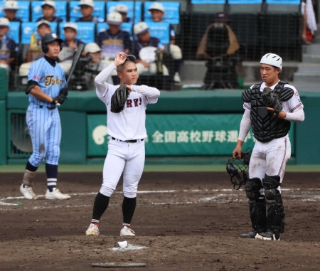 【甲子園】広陵　3回戦で姿消す、エース高尾が7安打5失点 中井監督は甲子園41勝目ならず