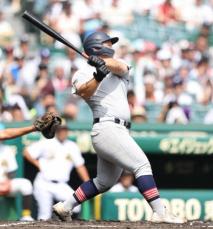 【甲子園】青森山田主砲が放った超高校級の中越え弾　ネット震かん「やばすぎ」「イーグルスの4番に…」