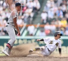 【甲子園】石橋に不運…5回無死一塁でバスターは走者に当たる　守備妨害でチャンス生かせず