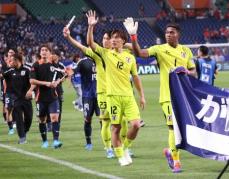 GK鈴木彩艶　川口能活を抜いた！　最年少でＷ杯最終予選最年少出場「無失点で終えられたことが一番」