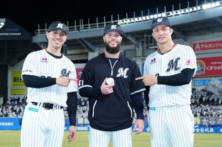 ロッテ・カイケル　包容力と辛抱強さもやっぱり大物　取材中は常に穏やかな笑み