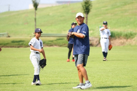 松坂大輔氏がさいたま市内で野球教室　エースの条件とは？「うそでも余裕のあるフリをして…」