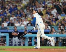 大谷翔平　6回は左翼へ106ｍ大飛球もフェンス手前で失速　初回は右翼ポール際へ特大ファウル