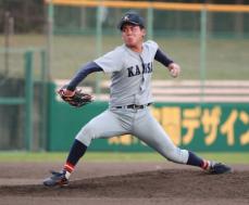 【関西学生野球】今秋ドラフト1位候補の関大・金丸が今季初登板　4カ月ぶり実戦で150キロ、1回無失点