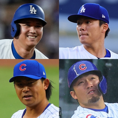 11日ドジャース―カブス戦　史上2度目の日本選手4人同時出場　前回は07年、松井秀喜、城島健司が一発